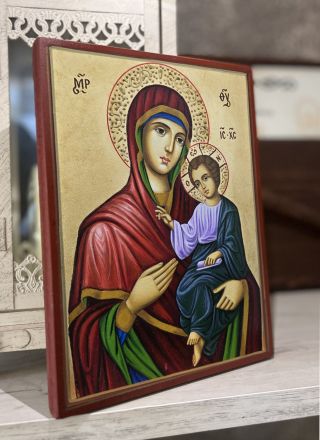 Икона на Божията Майка с Иисус Христос - Православна икона от Ikonata.bg