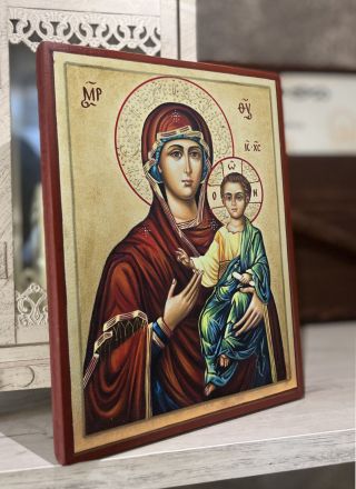 Икона на Дева Мария с Иисус Христос - Православна икона от Ikonata.bg