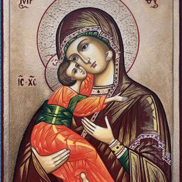 Икона на Дева Мария с Младенеца - Православна икона от Ikonata.bg