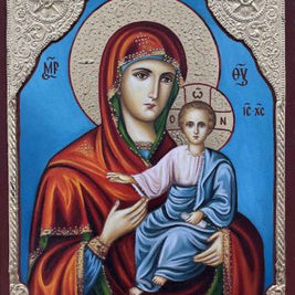 Икона на Св. Богородица с Младенеца - Одигитрия - Пътеводителка - Православна икона от Ikonata.bg