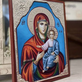 Икона на Св. Богородица с Младенеца - Одигитрия - Пътеводителка - Православна икона от Ikonata.bg