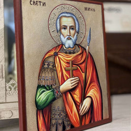 Рисувана икона на Свети Мина, 3