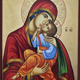 Икона на Света Богородица и Иисус Христос - Православна икона от Ikonata.bg