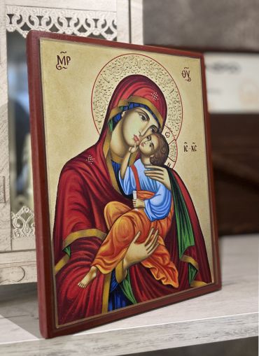 Икона на Света Богородица и Иисус Христос - Православна икона от Ikonata.bg