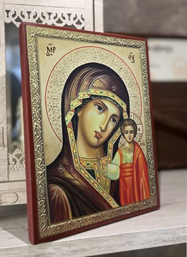 Икона на Пресвета Богородица с Иисус Христос - Православна икона от Ikonata.bg