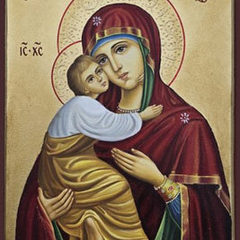 Икона на Света Богородица с Христос - Православна икона от Ikonata.bg