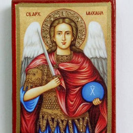 Икона на Св. Арх. Михаил - Декупаж