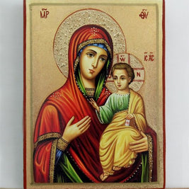 Икона на Св. Богородица (Иверска) Вратарница Портаитиса - декупаж