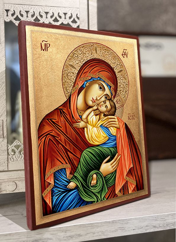 Икона на Дева Мария с Младенеца Иисус Христос