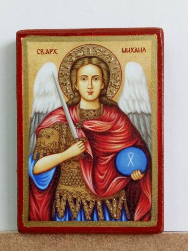 Икона на Св. Арх. Михаил - Декупаж