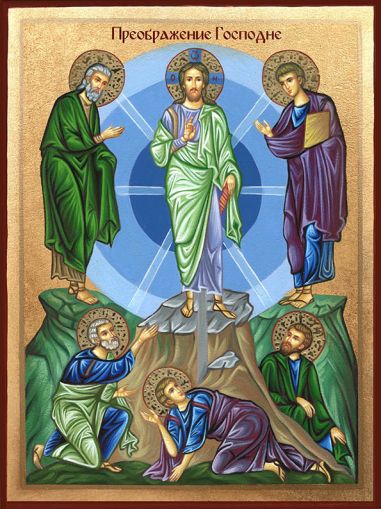 Икона Преображение Господне - ръчно изработена